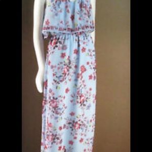 Princess Vera Wang Long Floral Dress